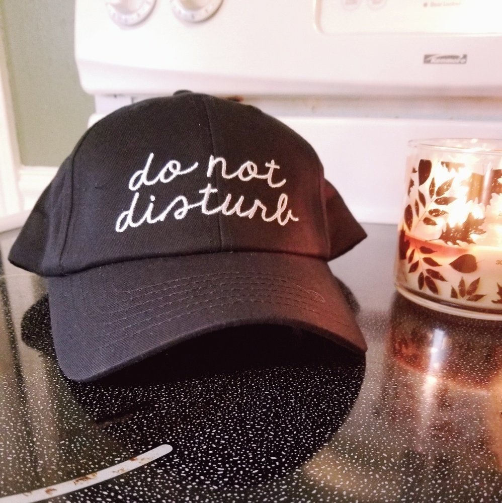 "Do Not Disturb" Baseball Hat